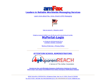 Tablet Screenshot of amfax.com